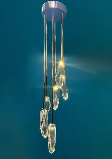 Gocce Di Mare: dettaglio della lampada - Luce controcorrente