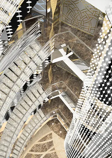 Cristallo: piani luce - Luce controcorrente