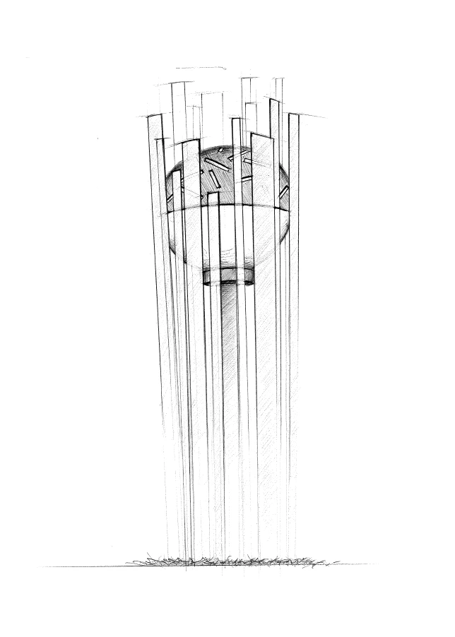 Disegno a mano del prodotto Cupolone -LuceControcorrente