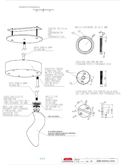 Gocce Di Mare: progetti vetro - Luce controcorrente