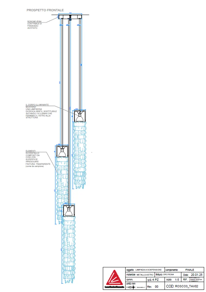 Luce Nel Ghiaccio: lo sketch verticale - Luce Controcorrente