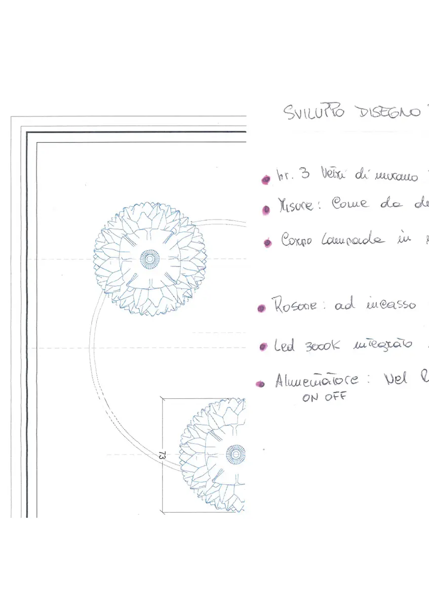 Luce Nel Ghiaccio: lo sketch di sezione - Luce Controcorrente
