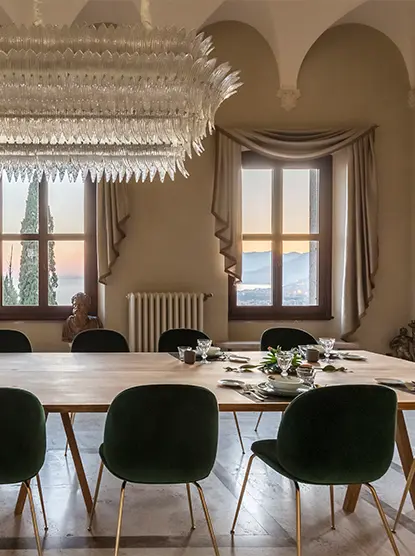 Olimpia: villa interno con luce - Luce controcorrente