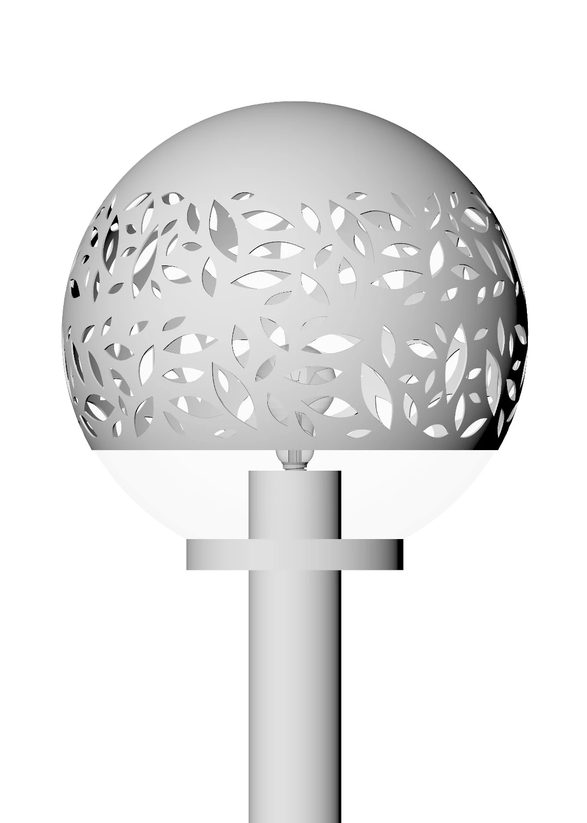 Rendering 3d di prodotto Cupolone Tenuta il cicalino - LuceControcorrente