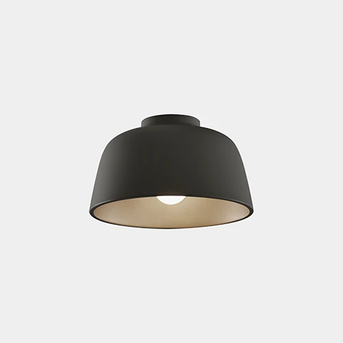 Bowl Small: black on bronze - Lampadari Brescia - Lucecontrocorrente