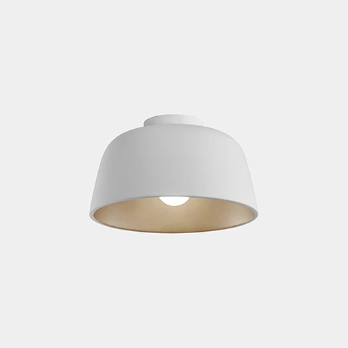 Bowl Small: white on bronze - Lampadari Brescia - Lucecontrocorrente