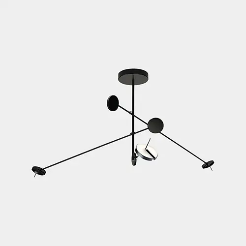 Sospensioni Clean Multipla - colore black lampadari Brescia - LuceControCorrente