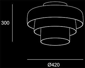 Colors III Sketch Tecnico - Lampadari Brescia - Lucecontrocorrente
