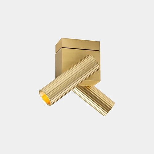 Dorico Doppia - colore gold lampadari Brescia - LuceControCorrente