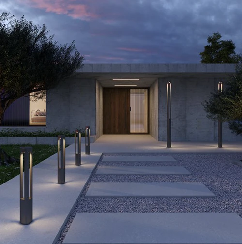 Lion Paletto - ambiente colore grey lampioni  Brescia - LuceControCorrente