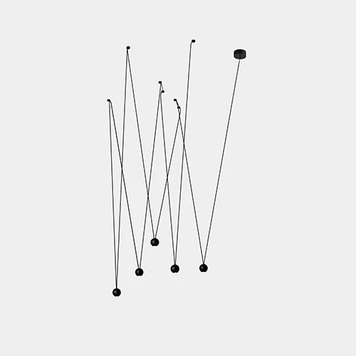 E.T chandelier  - colore black lampadari Brescia - LuceControCorrente