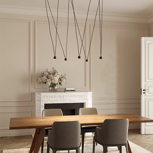 E.T chandelier  -  ambiente colore black lampadari Brescia - LuceControCorrente