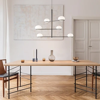 Sospensioni Gael chandelier- ambiente colore black - lampadari Brescia - LuceControCorrente