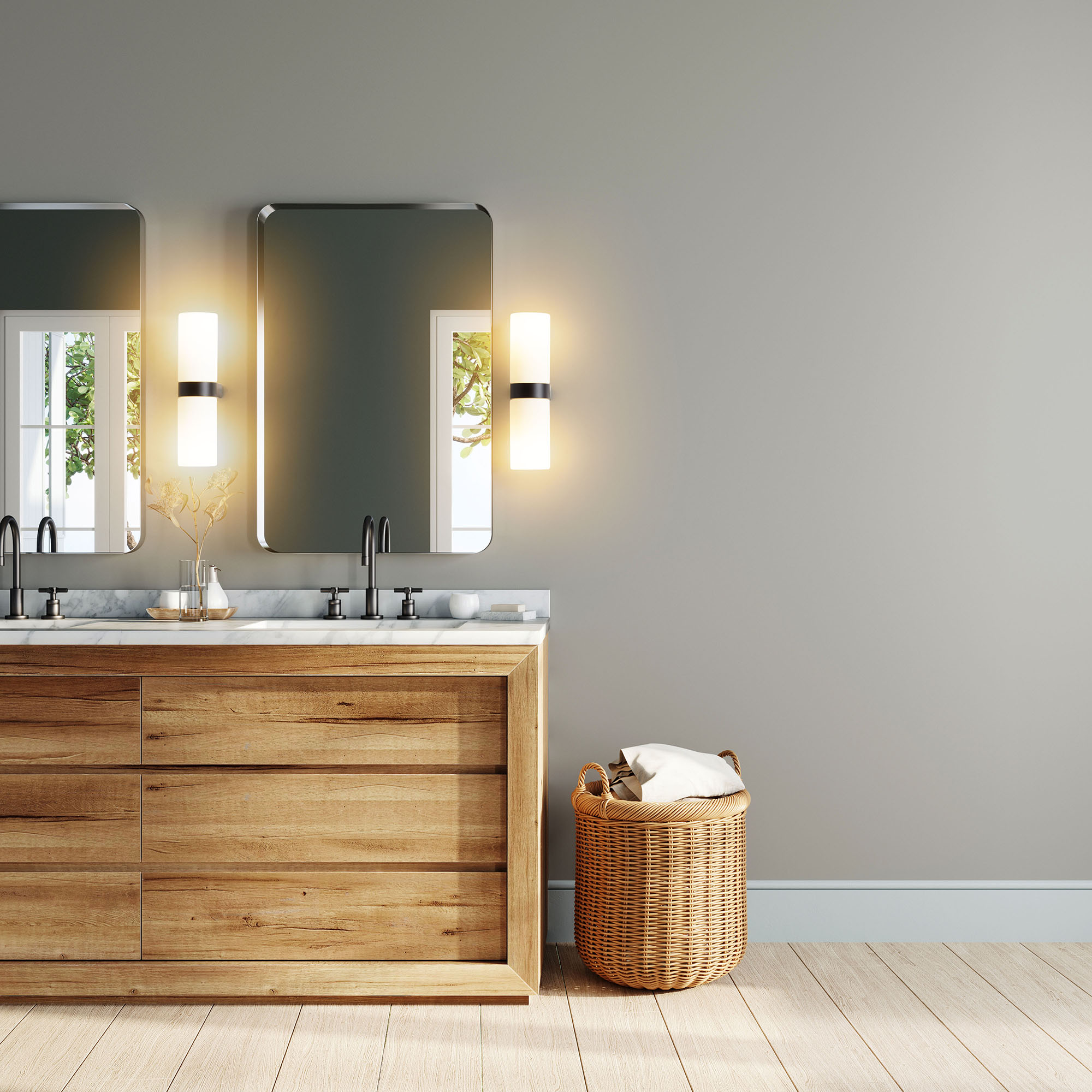 Half Double - ambiente colore black lampadari Brescia - LuceControCorrente 