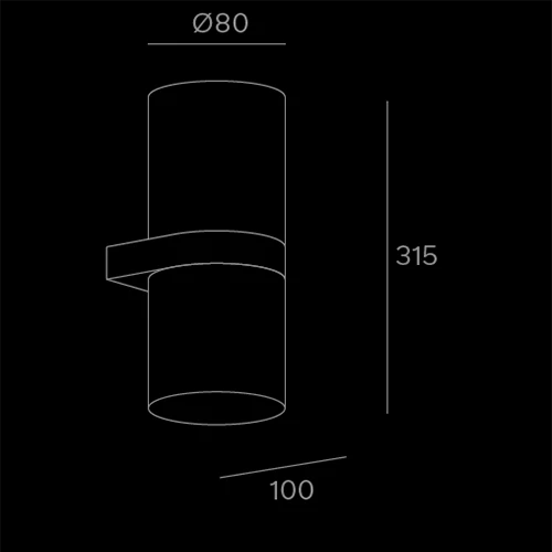 Half Double - sketch tecnico lampadari Brescia - LuceControCorrente