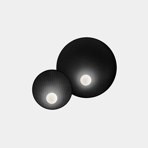 Triplette Doppie 535 - colore black lampadari da parete - LuceControCorrente