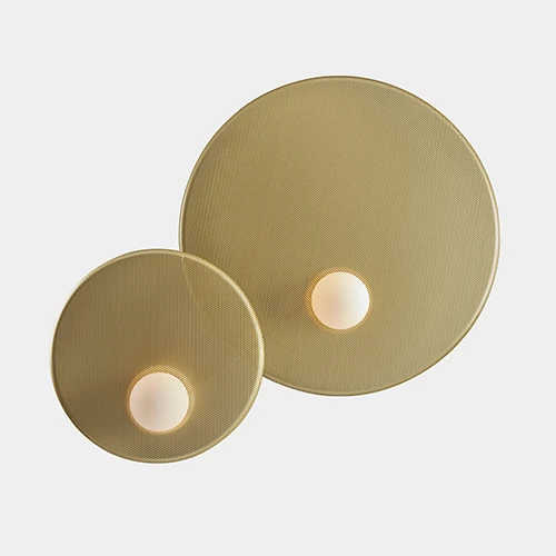 Triplette Doppie 535 - colore gold lampadari da parete - LuceControCorrente