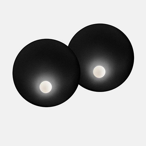 Triplette Doppia 650 - colore black lampadari Brescia - LuceControCorrente