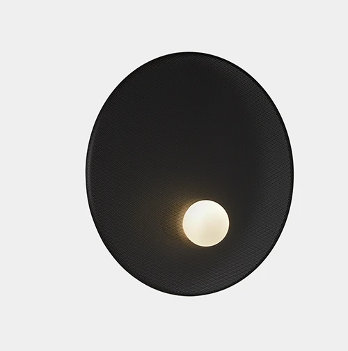 Triplette Singola 460 - colore black lampadari da parete - LuceControCorrente