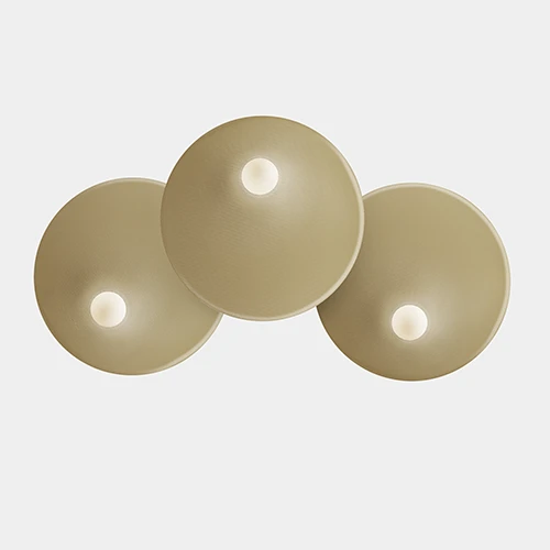 Triplette Tripla 650 - colore gold lampadari da parete - LuceControCorrente