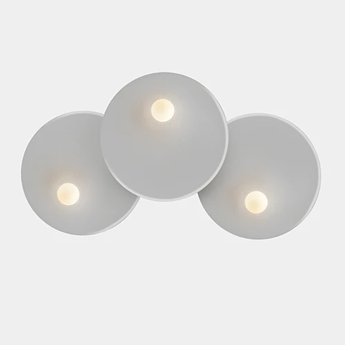 Triplette Tripla 650 - colore grey lampadari da parete - LuceControCorrente