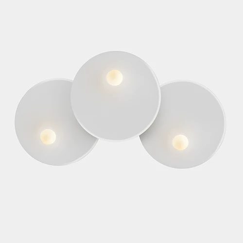 Triplette Tripla 650 - colore white lampadari da parete - LuceControCorrente