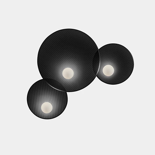 Triplette Tripla 535 - colore black lampadari da parete - LuceControCorrente