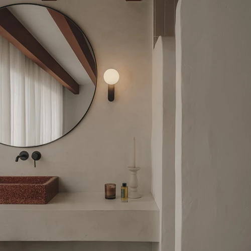 Pallina - ambiente colore black lampadari da parete - LuceControCorrente