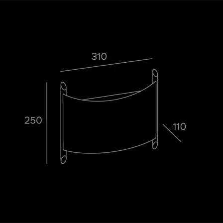 Nizza - sketch tecnico lampadari Brescia - LuceControCorrente