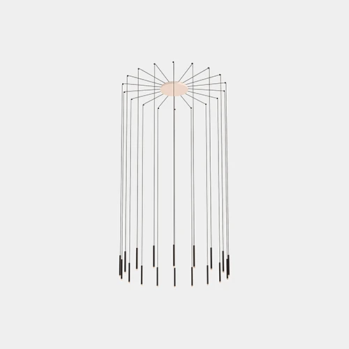 Lume Chandelier 18 - colore Black lampadari Brescia - LuceControCorrente