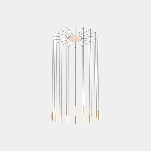 Lume Chandelier 18 - colore Gold lampadari Brescia - LuceControCorrente