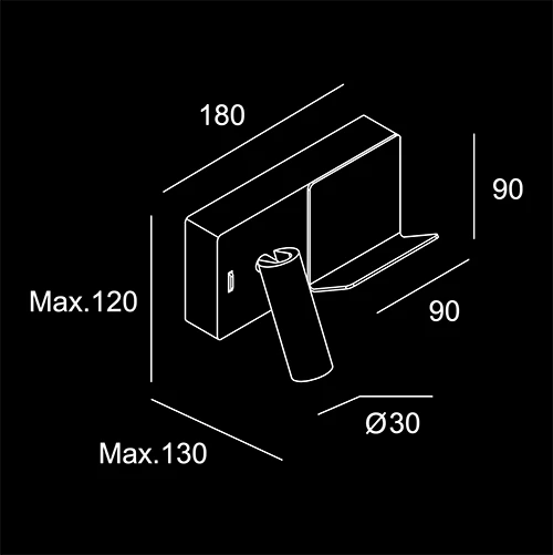 Baby Mobile Lampada da lettura - Sketch - LuceControcorrente