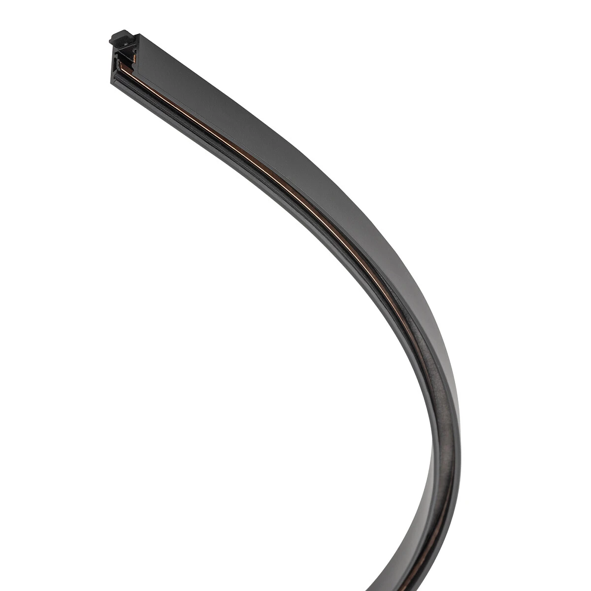 Binario Nano Curvo Nero LuceControCorrente