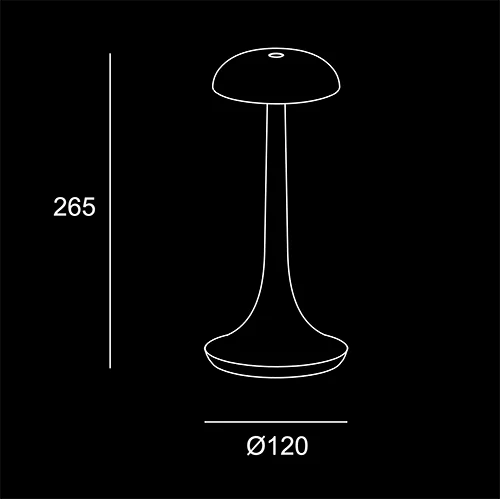 Chiodino Sketch  - Lampade da Tavolo - LuceControCorrente