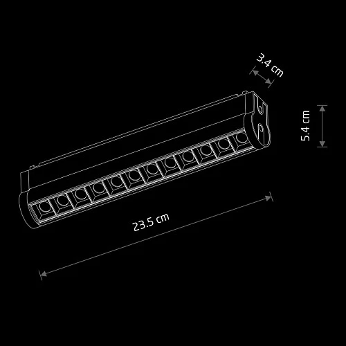 Spot Dots Dondolo Disegno Binario Sottile LuceControCorrente