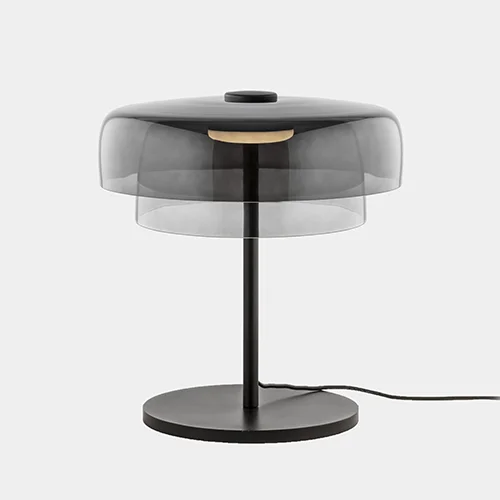 Colors 2 Corpi Lampada da Tavolo - Black - LuceControcorrente