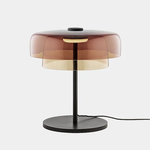 Colors 2 Corpi Lampada da Tavolo - Red - LuceControcorrente