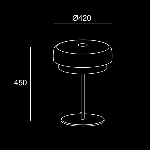 Colors 2 Corpi Lampada da Tavolo - Sketch - LuceControcorrente
