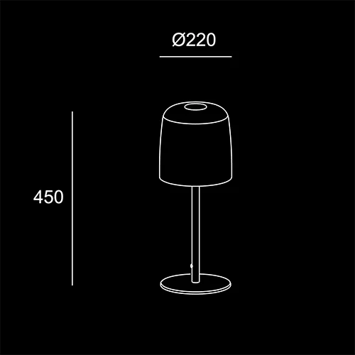 Colors 220 Lampada da Tavolo - Sketch - LuceControcorrente