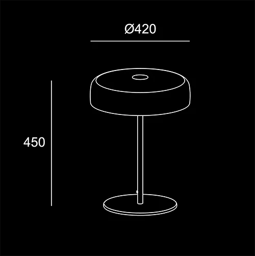 Colors 420 Lampada da Tavolo - Sketch - LuceControcorrente
