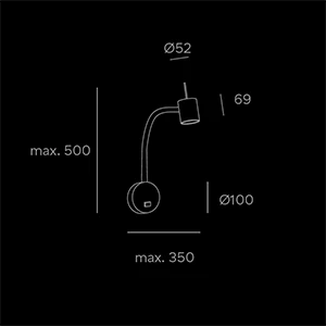 Bis Lampada da lettura - Sketch - LuceControcorrente