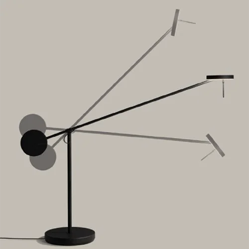 Clean Lampada da Tavolo Black - Movimenti lampada - LuceControcorrente