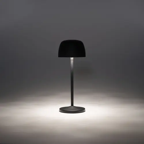 Lampada Portatile - Fungo Black medium light- Lampadari Brescia - LuceControCorrente