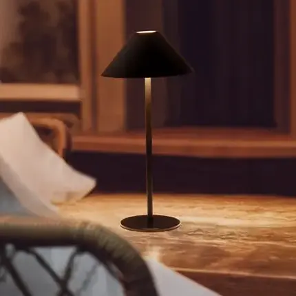 Lampada Portatile - Irina Black ambiente black  -  Lampadari Brescia - LuceControCorrente