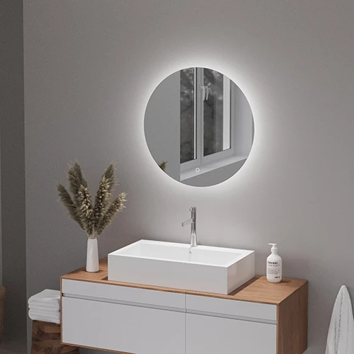 Specchi Lizzie Tonda ambiente - Lampadari Brescia - LuceControCorrente