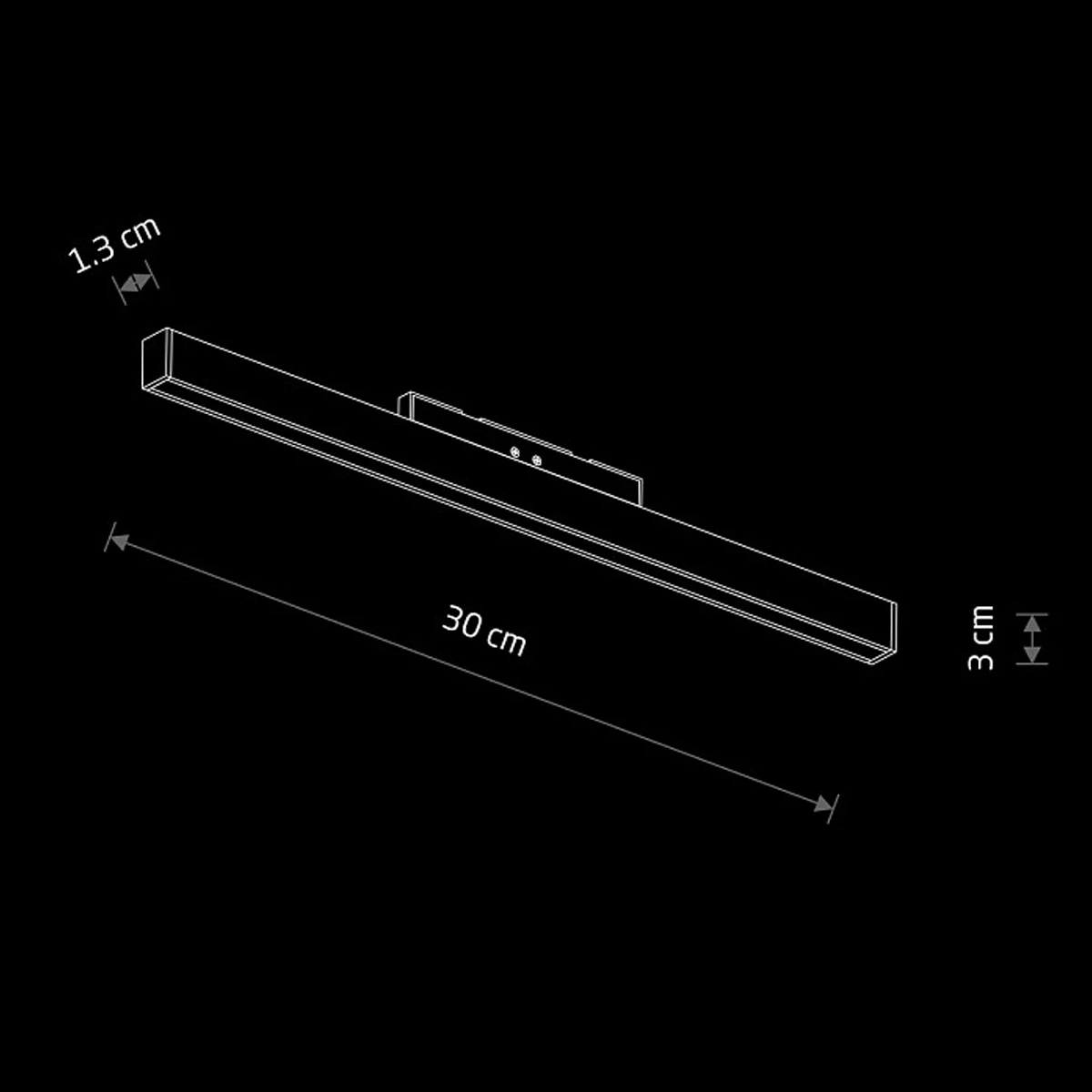 Led Lineare Disegno Binario Nano LuceControCorrente