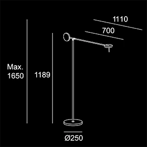 Clean da terra - sketch tecnico lampadari Brescia - LuceControCorrente