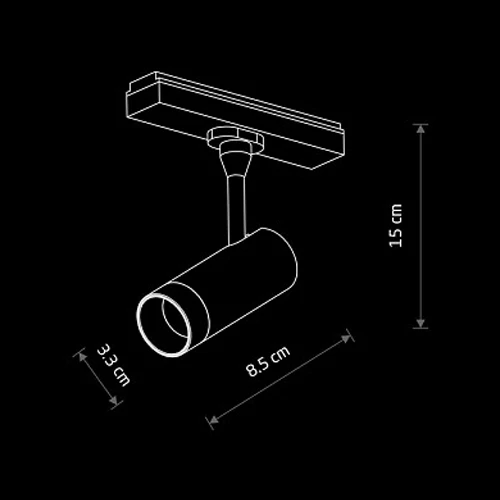 Spot 5W Disegno Binario Sottile LuceControCorrente