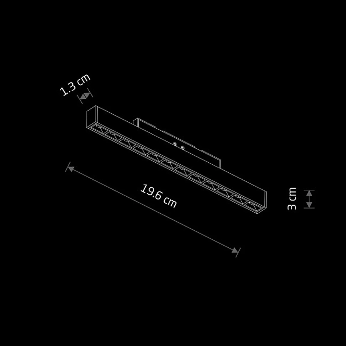 Spot Rete Disegno Binario Nano LuceControCorrente