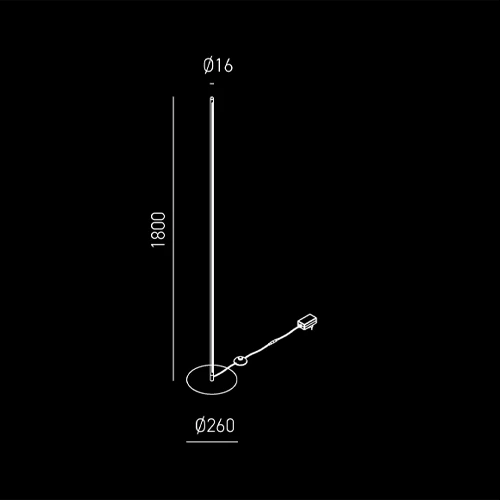 linea disegno lampade da terra lucecontrocorrente